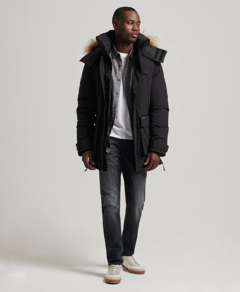 FAUX FUR HOODED EVEREST PARKA JACKET