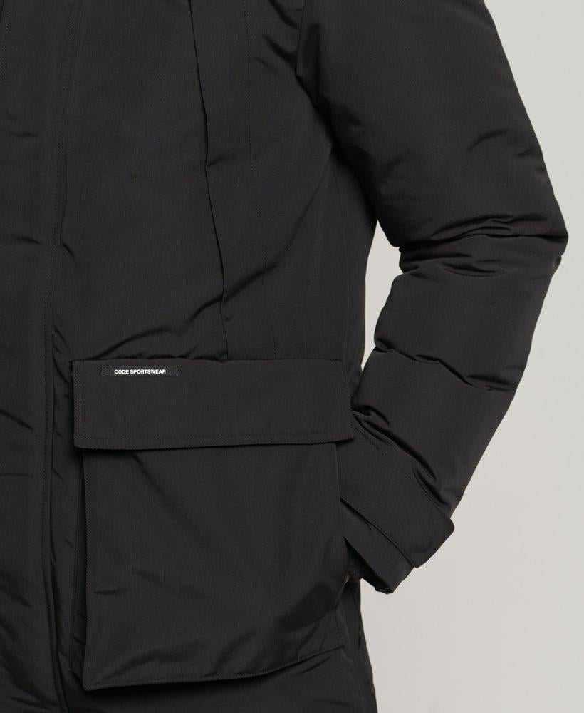 FAUX FUR HOODED EVEREST PARKA JACKET