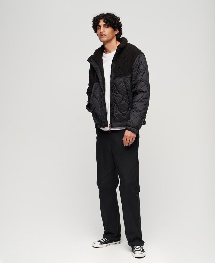 SHERPA QUILTED HYBRID JACKET