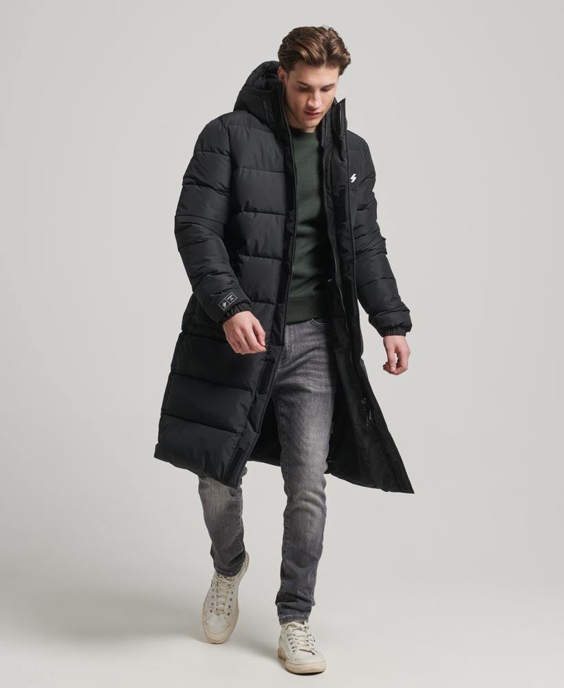 Superdry long sports padded coat top
