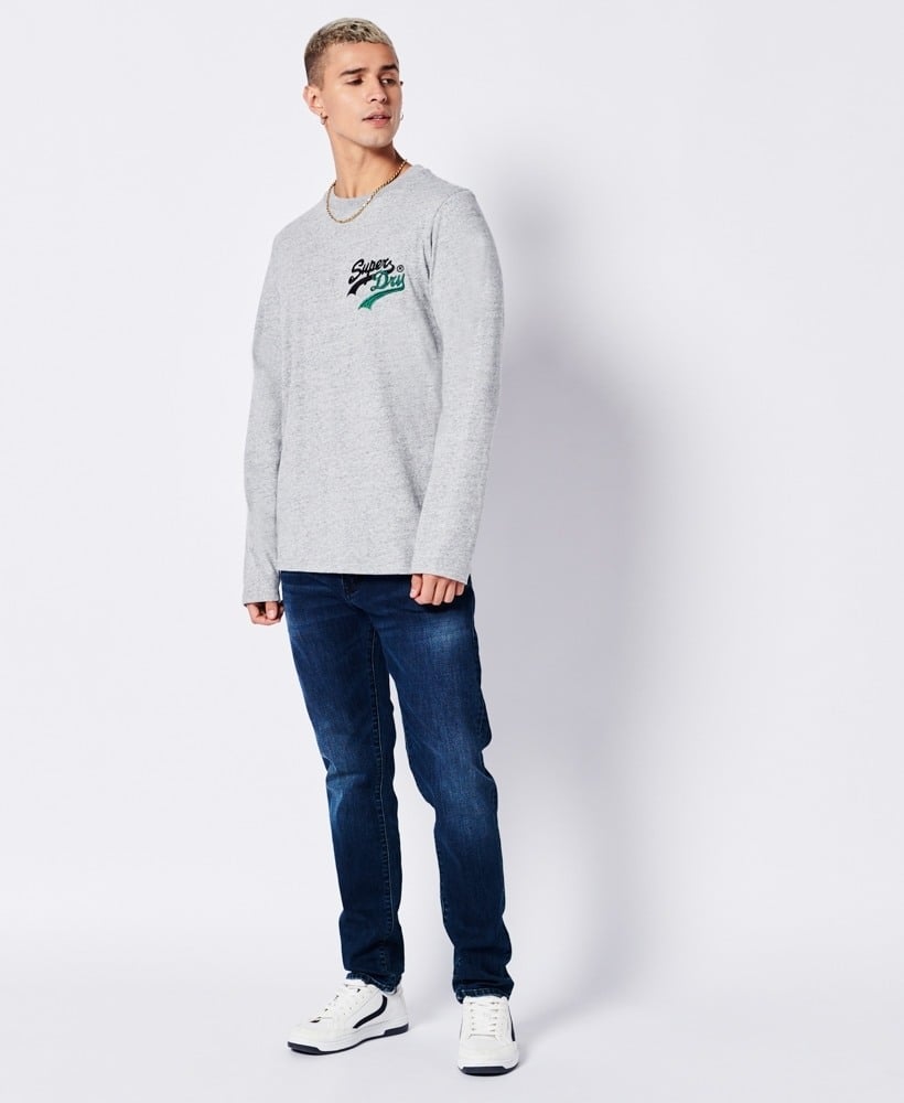 VINTAGE LOGO INTEREST LONG SLEEVE TOP