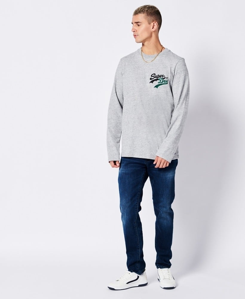 VINTAGE LOGO INTEREST LONG SLEEVE TOP