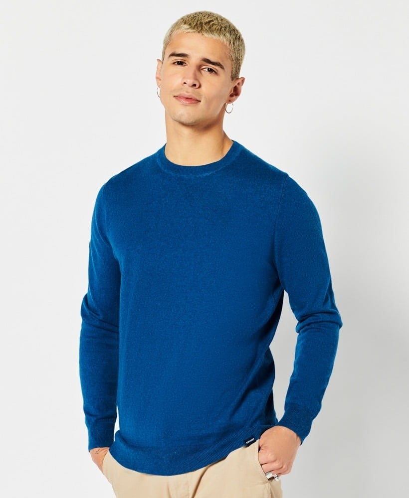 ORGANIC COTTON CASHMERE CREW JUMPER