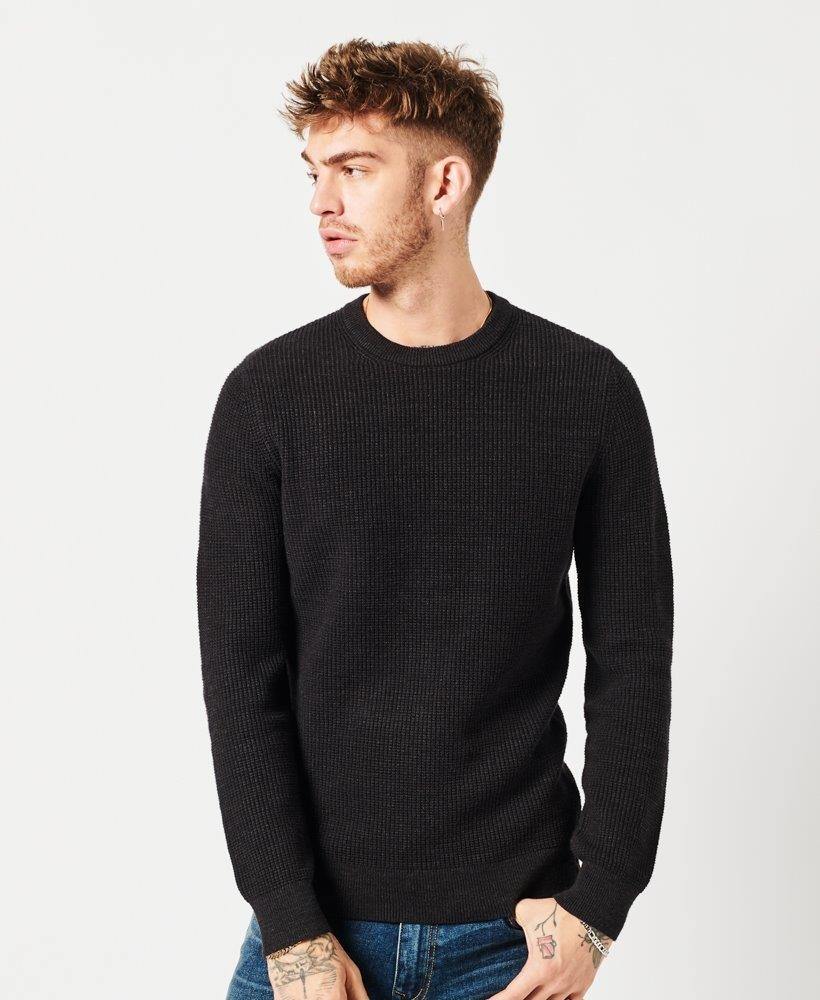 VINTAGE TEXTURED CREW KNIT JUMPER