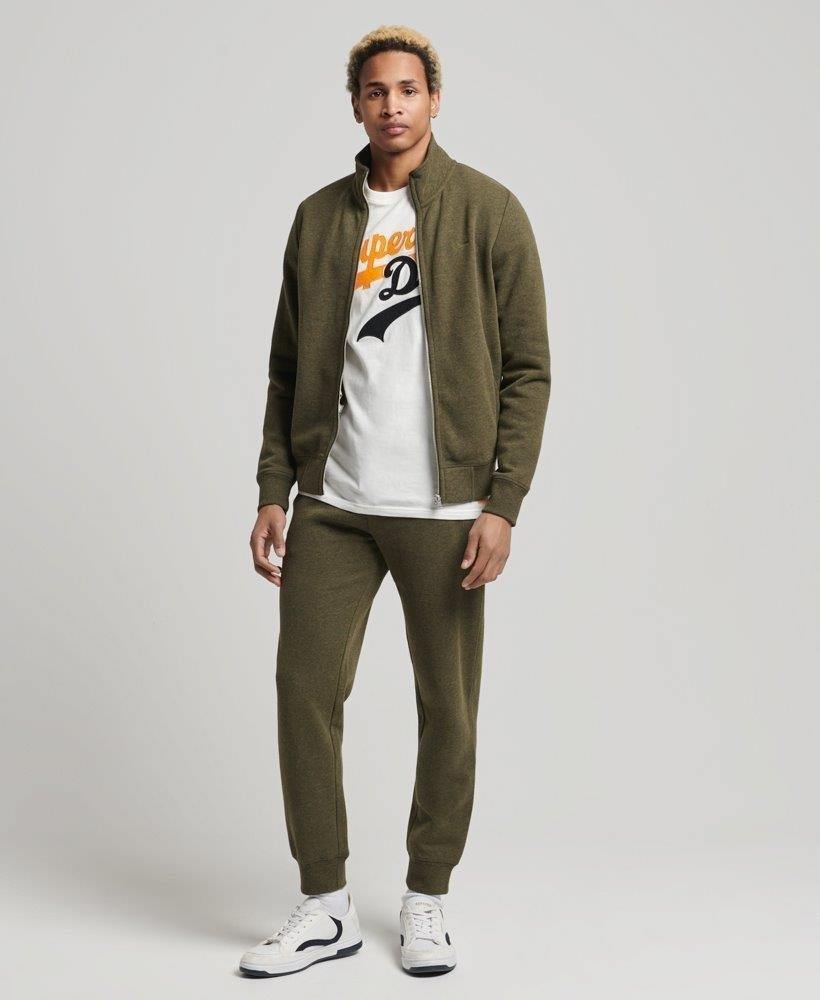 ORGANIC COTTON VINTAGE LOGO EMBROIDERED JOGGERS