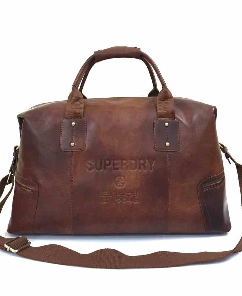 VINTAGE VOYAGEUR LEATHER DUFFLE BAG
