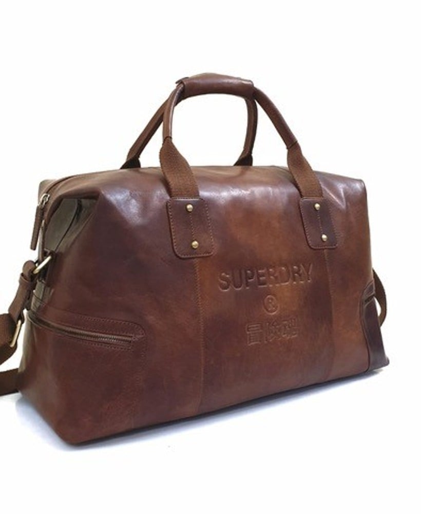 VINTAGE VOYAGEUR LEATHER DUFFLE BAG