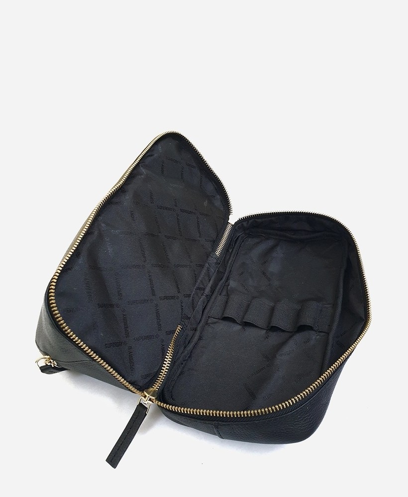 LEATHER WOMEN'S WASHBAG