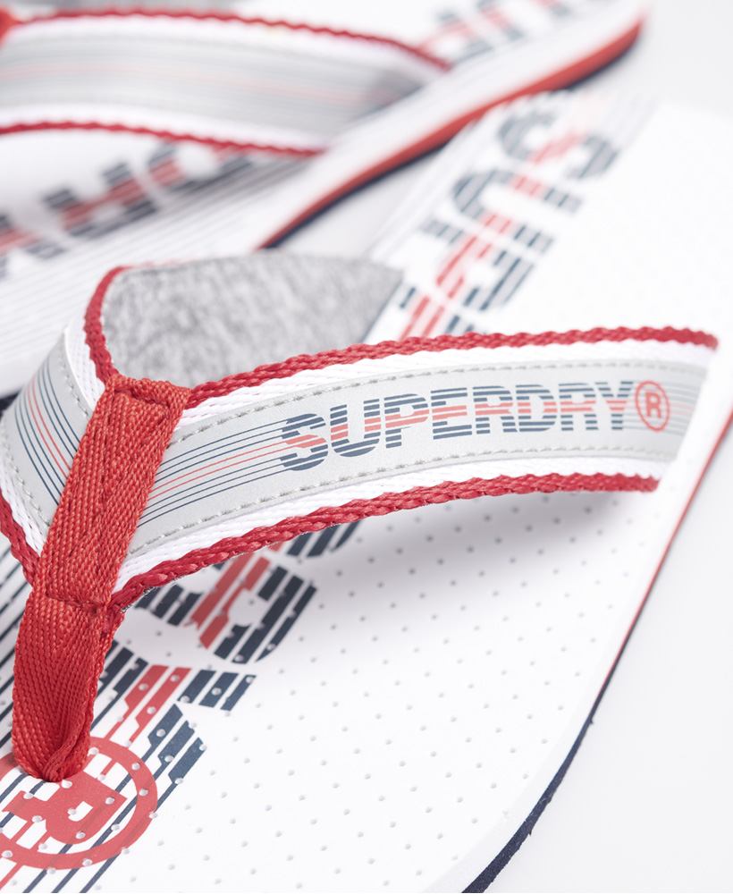 Superdry trophy flip flops sales