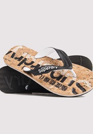 Cork sole flip best sale flops