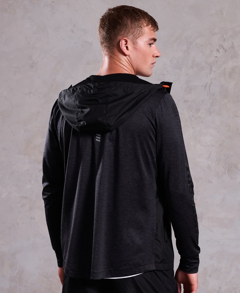 Superdry active reflective hybrid jacket top