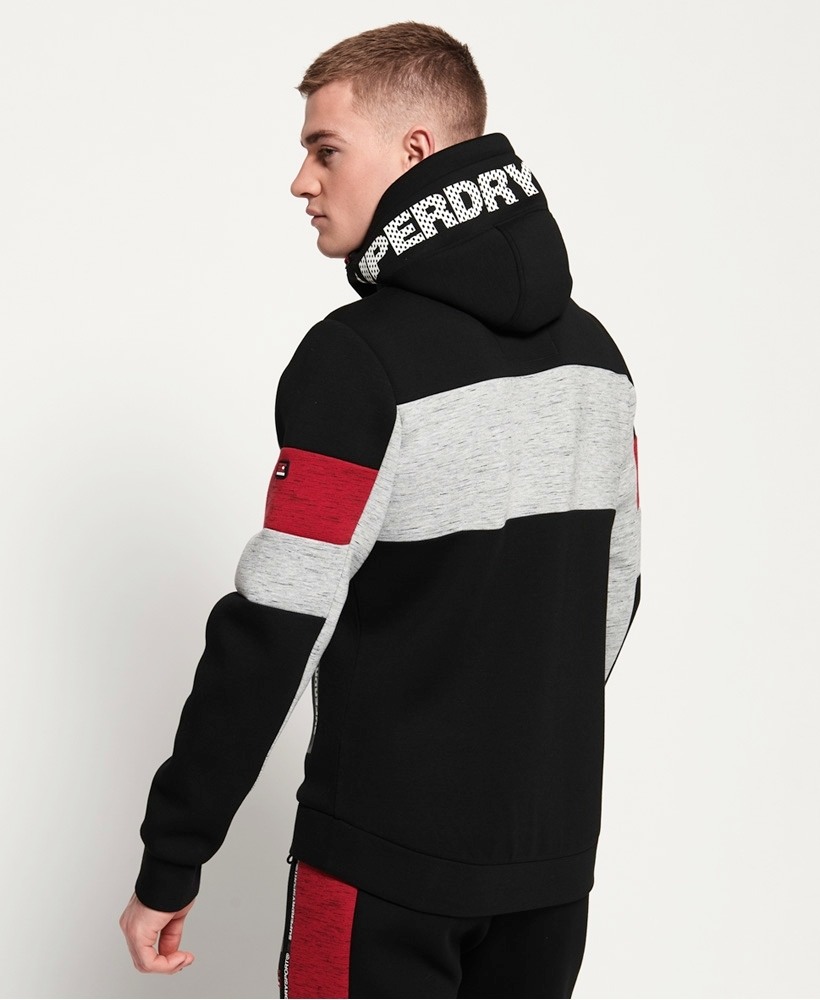 Superdry gym tech stretch zip hoodie sale