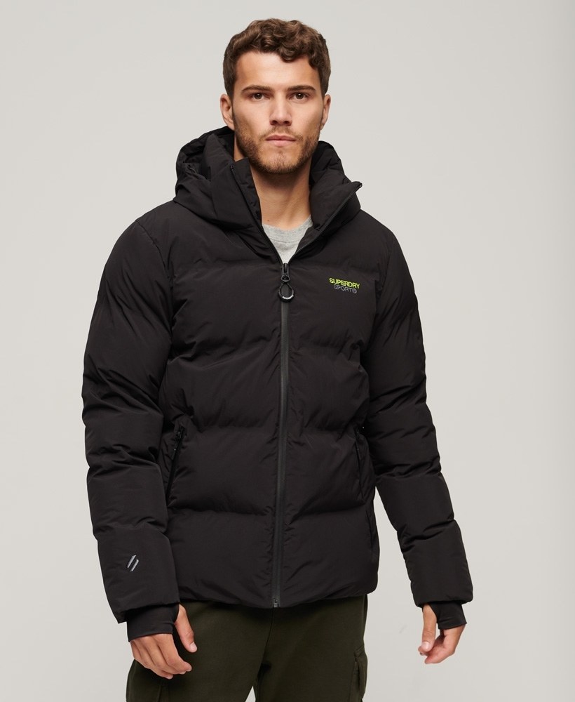 HOODED BOXY PUFFER JACKET