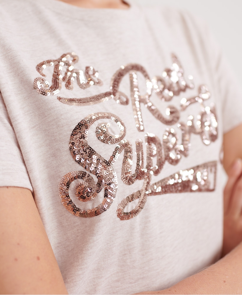 Superdry | THE REAL SEQUIN ENTRY TEE 4