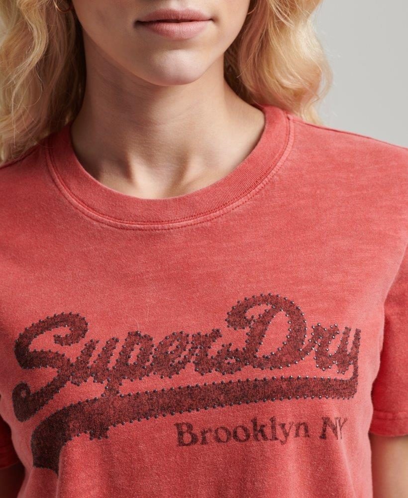 EMBELLISHED GRAPHIC LOGO T-SHIRT