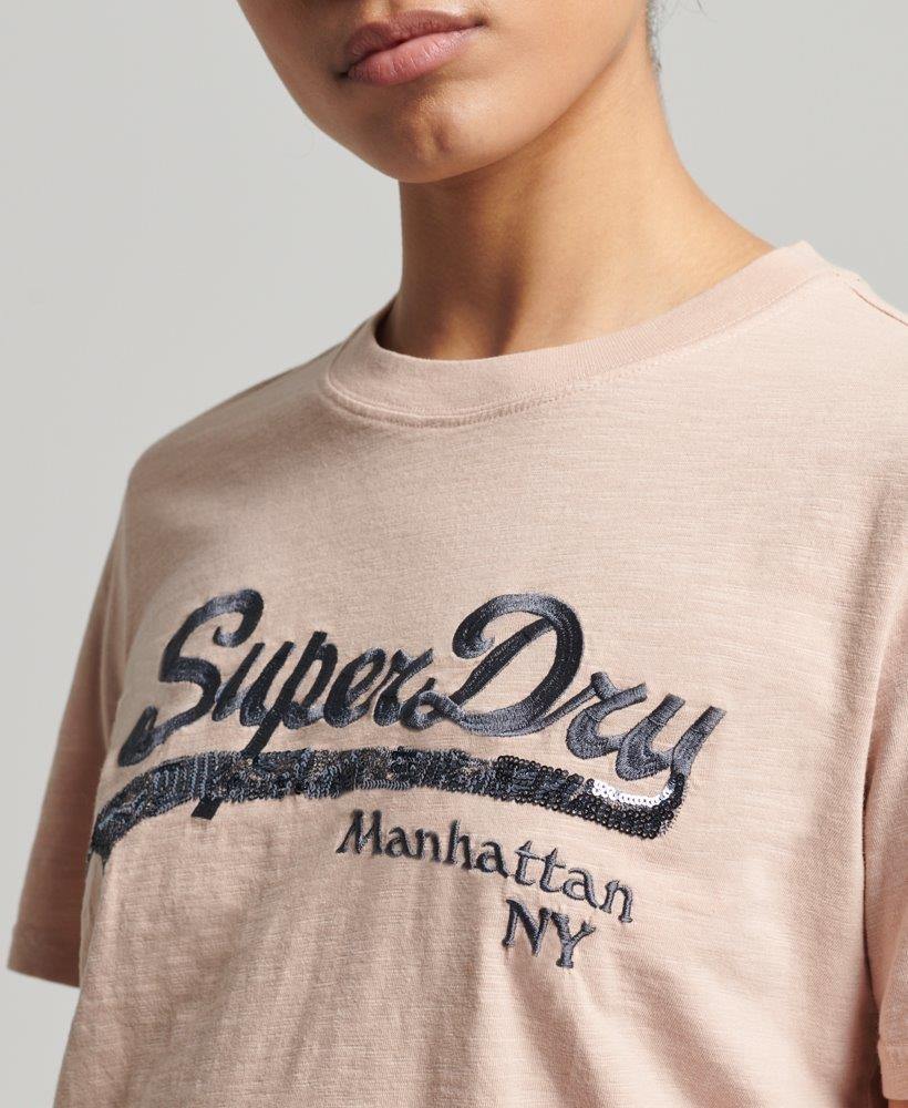 EMBELLISHED GRAPHIC LOGO T-SHIRT