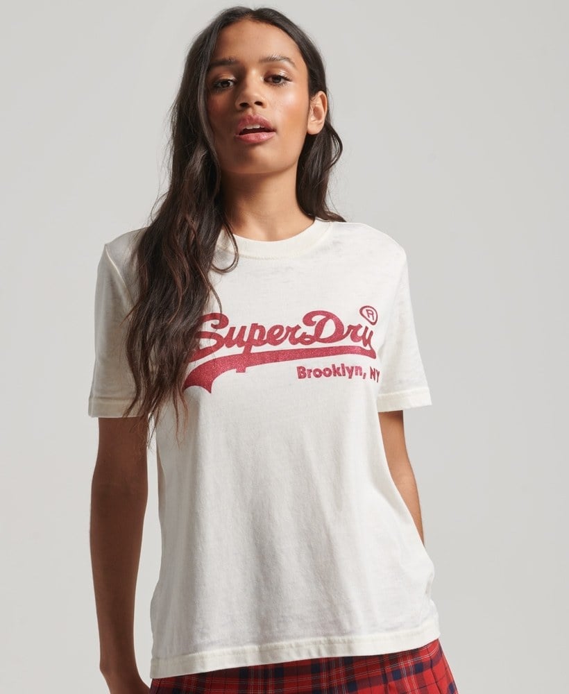 EMBELLISHED VINTAGE LOGO T-SHIRT