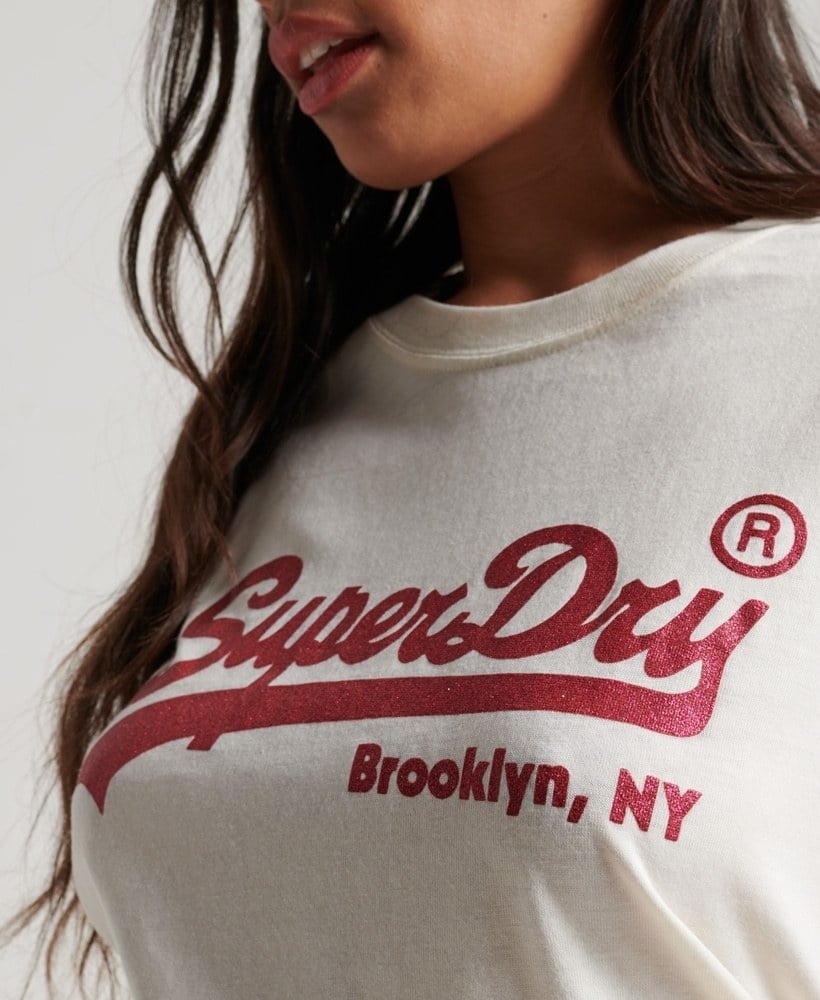 EMBELLISHED VINTAGE LOGO T-SHIRT