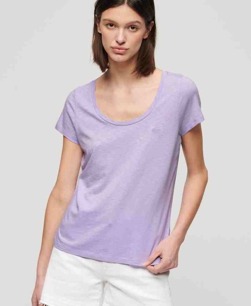 SCOOP NECK TEE