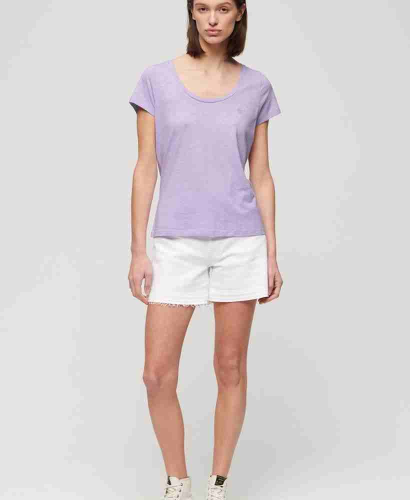 SCOOP NECK TEE