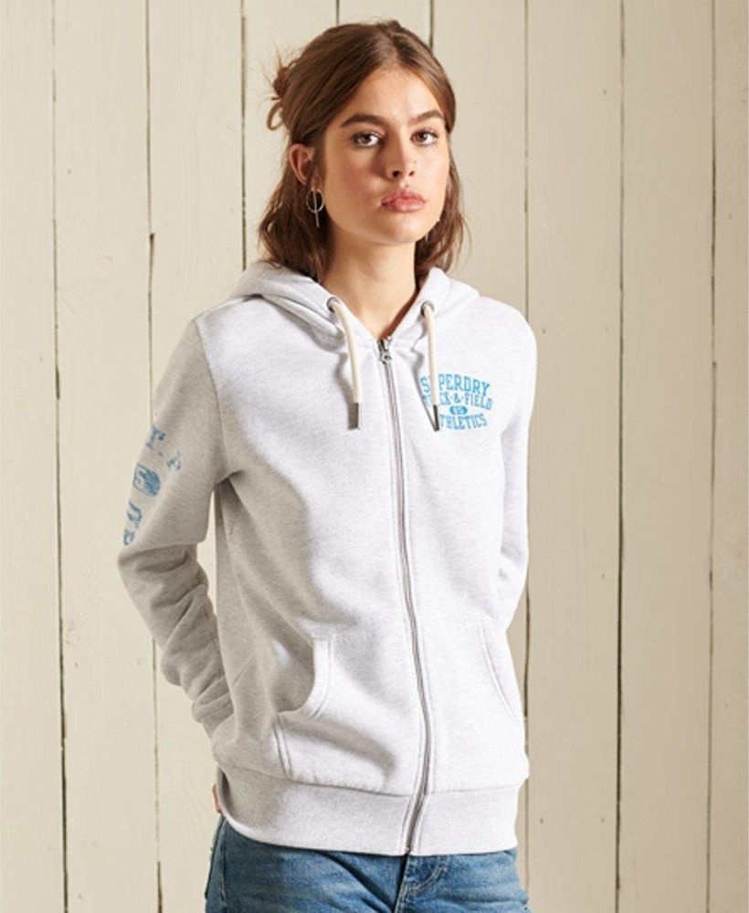 TRACK AND FIELD ZIP HOODIE