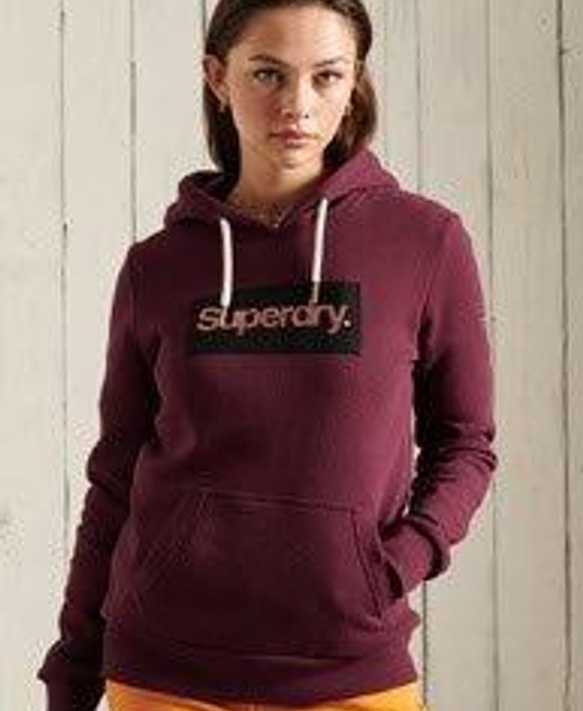 CORE LOGO METALLIC HOODIE