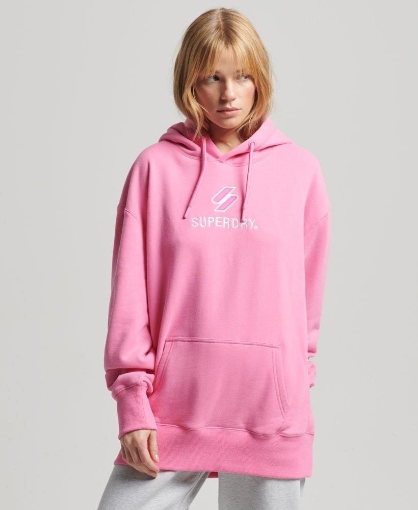 STACKED APPLIQUE OVERSIZED HOODIE