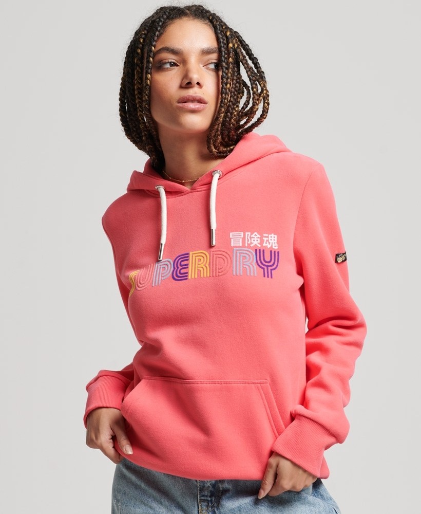 RETRO RAINBOW HOODIE