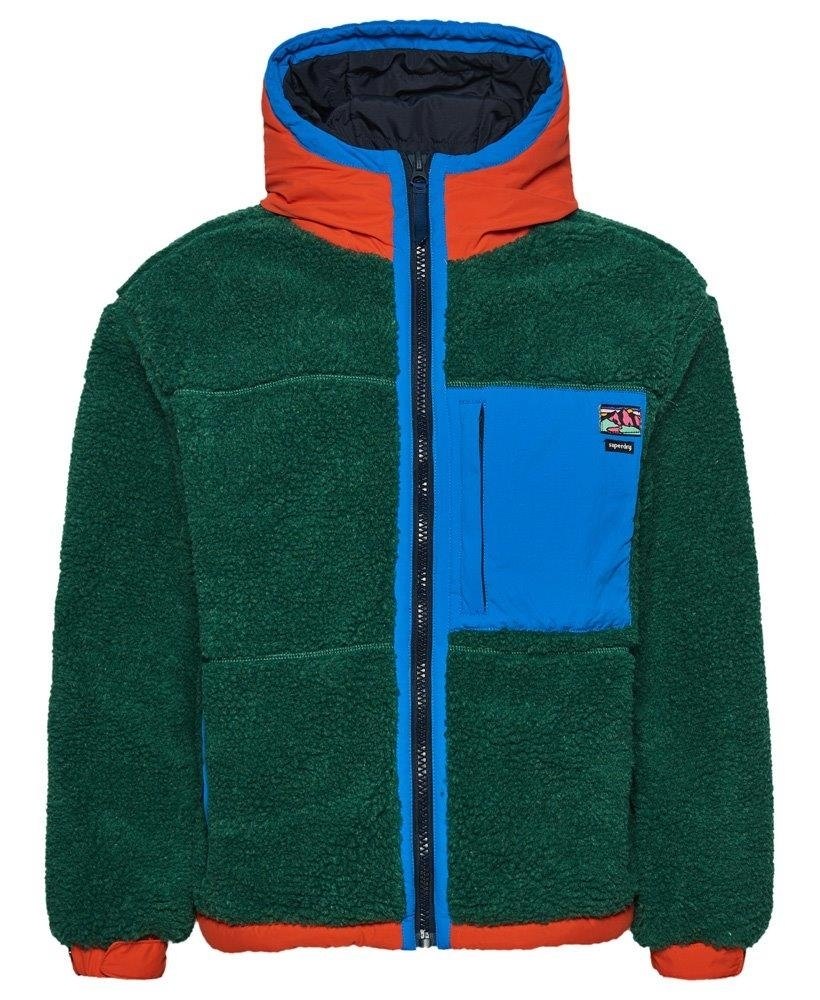 HOODED SHERPA JACKET