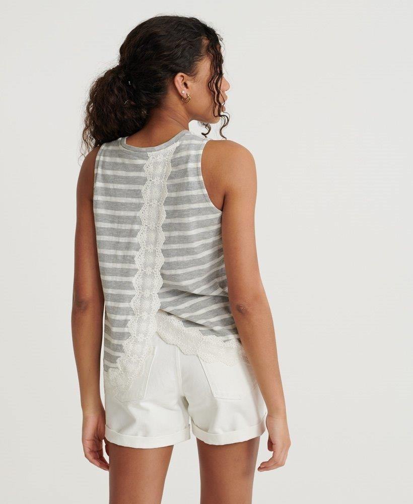 LACE MIX VEST TOP