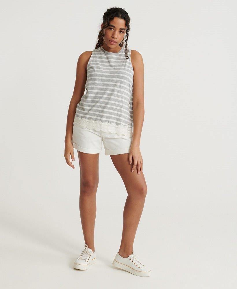 LACE MIX VEST TOP