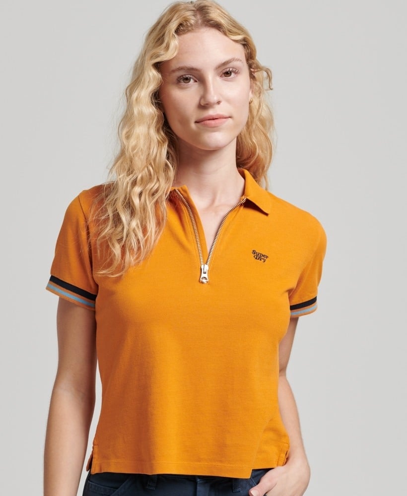VINTAGE ZIPPED POLO SHIRT