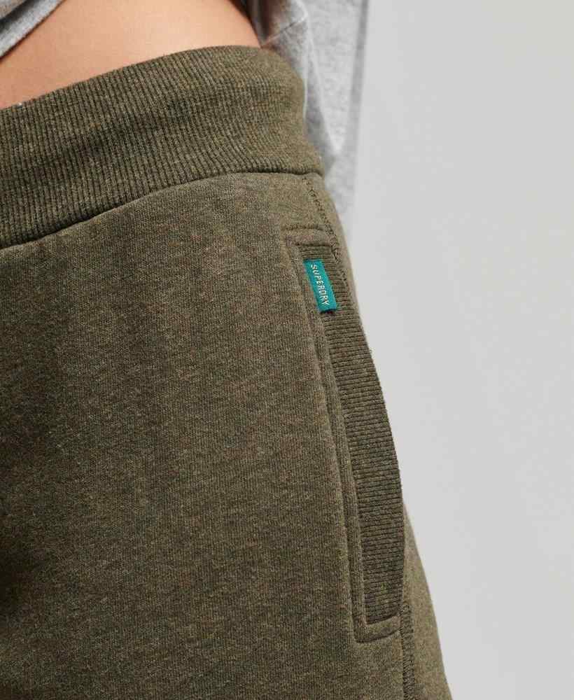 ORGANIC COTTON VINTAGE LOGO EMBROIDERED JOGGERS