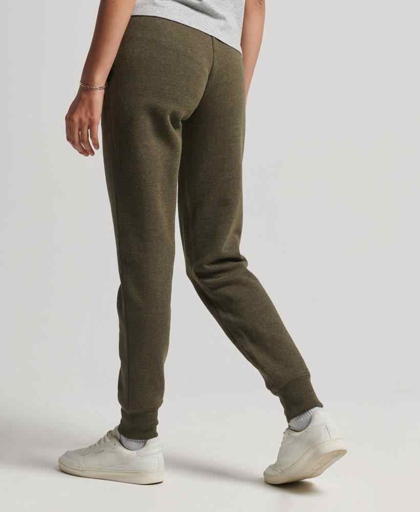 ORGANIC COTTON VINTAGE LOGO EMBROIDERED JOGGERS