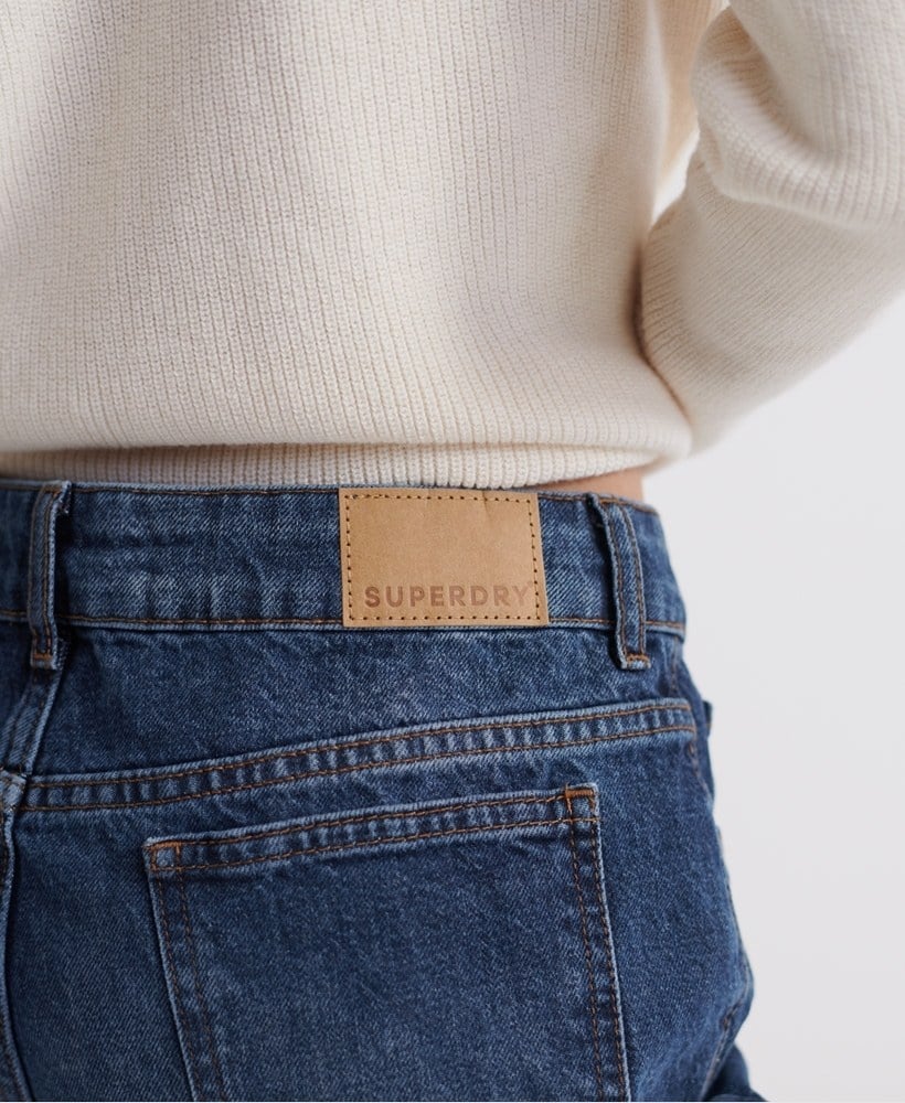 DENIM MID LENGTH SHORT