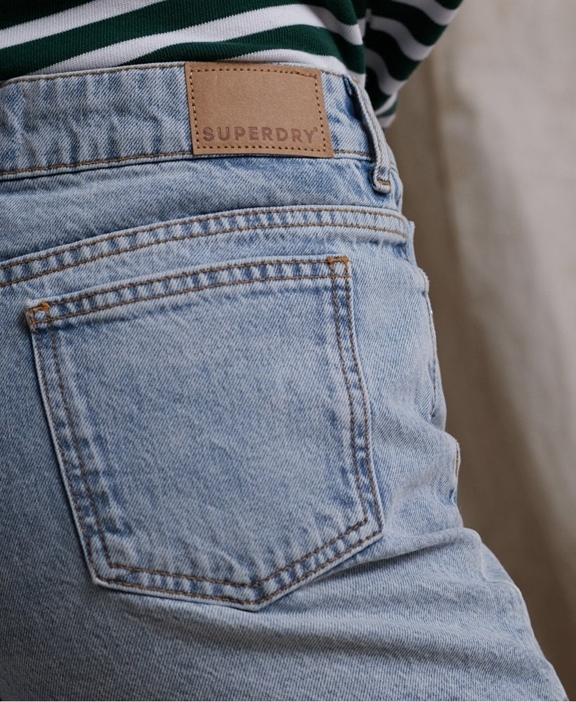 DENIM MID LENGTH SHORT