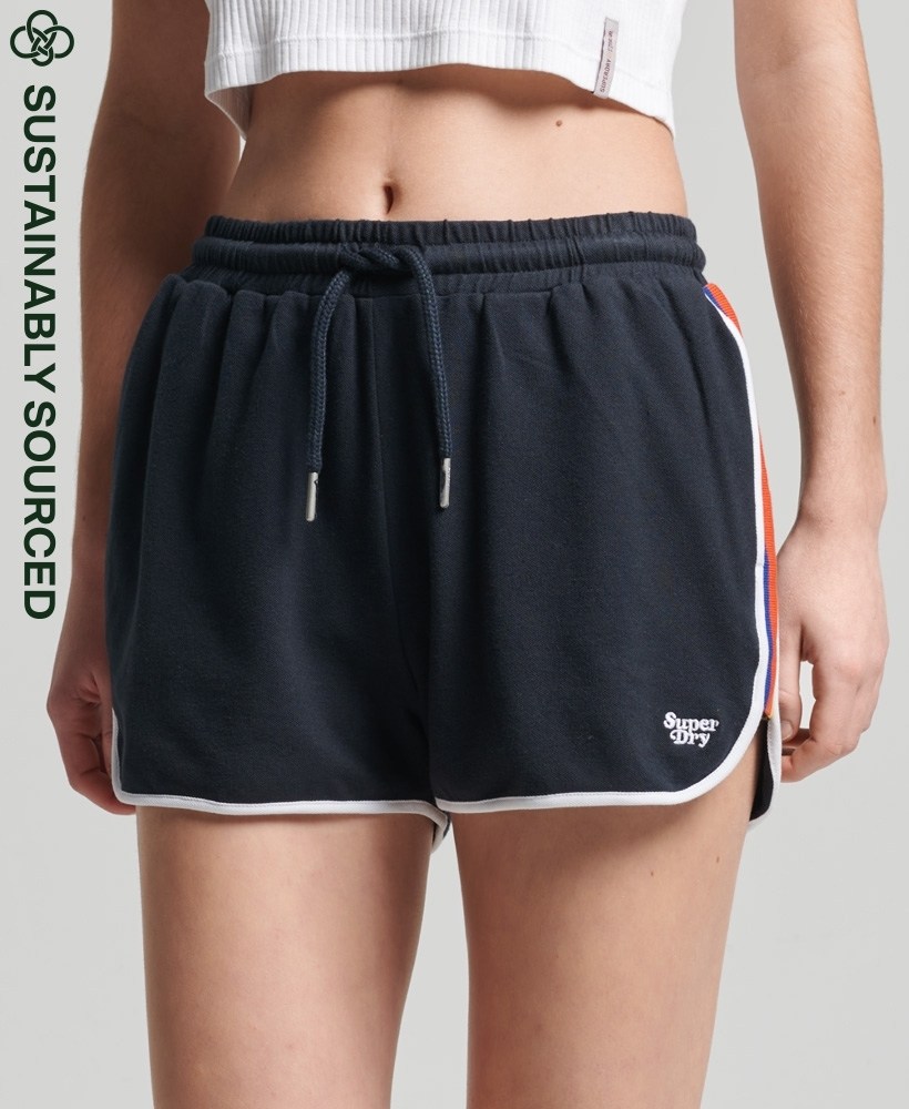 ORGANIC COTTON VINTAGE STRIPE RACER SHORTS