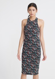 RACER MIDI DRESS