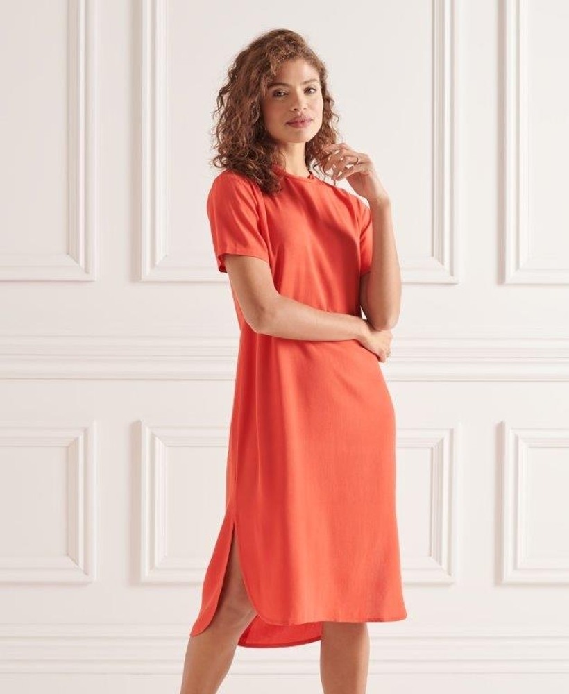 CURVE HEM SHIFT DRESS