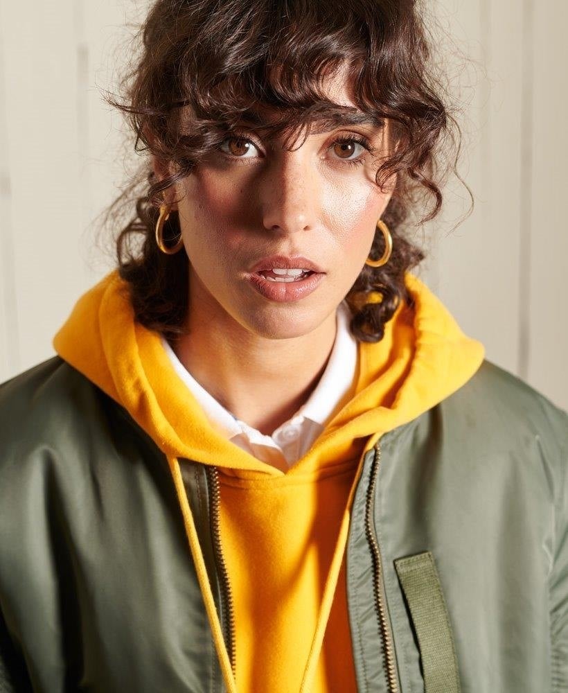 TONAL CITY HOODIE DRESS
