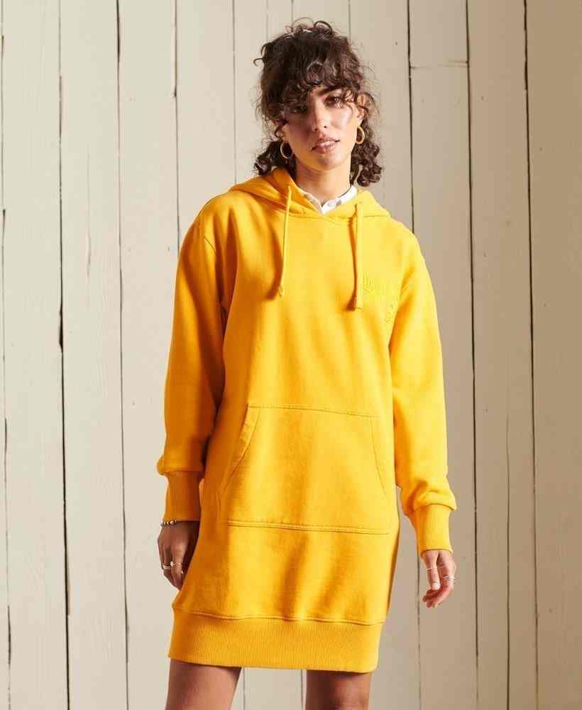 TONAL CITY HOODIE DRESS