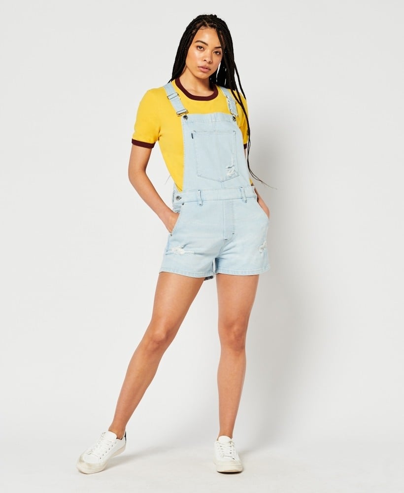 Superdry dungaree shorts best sale