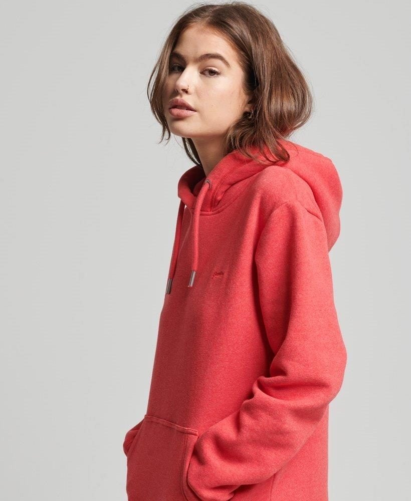 ORGANIC COTTON VINTAGE LOGO HOODIE DRESS