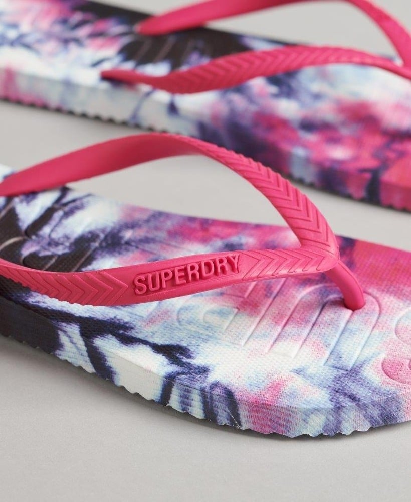 CODE TIE DYE FLIP FLOPS