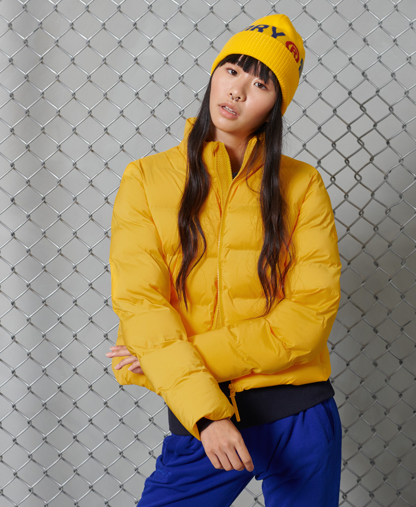 Superdry cropped puffer jacket clearance