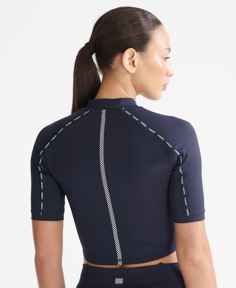 RUN 3/4 SLEEVE TIGHT CROP TOP