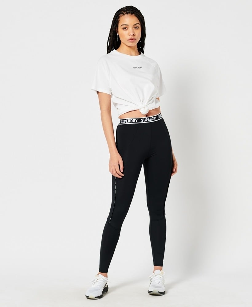 TRAIN BRANDED ELASTIC TIGHT LEGGINGS