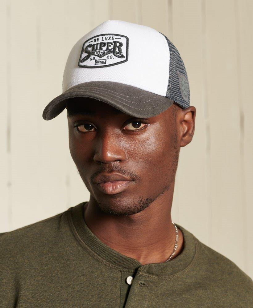 LANGZHEN Classic Trucker Cap - Adjustable Mesh Back Baseball Hat For Men & Women - View #8