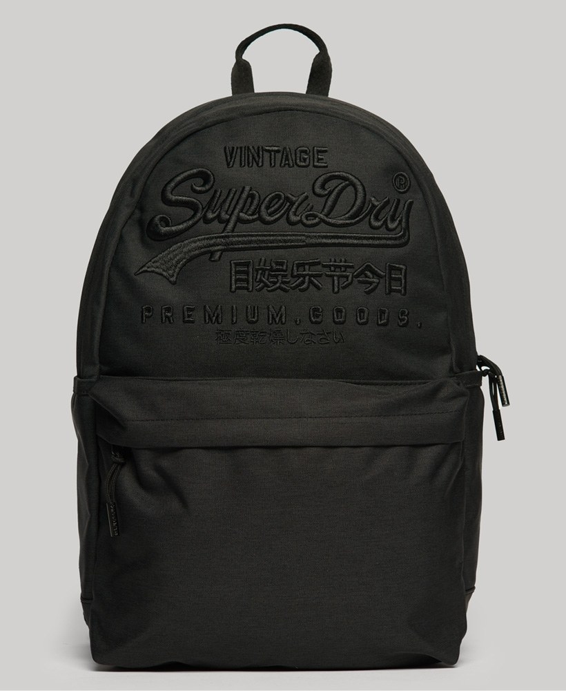 Superdry black montana backpack hot sale