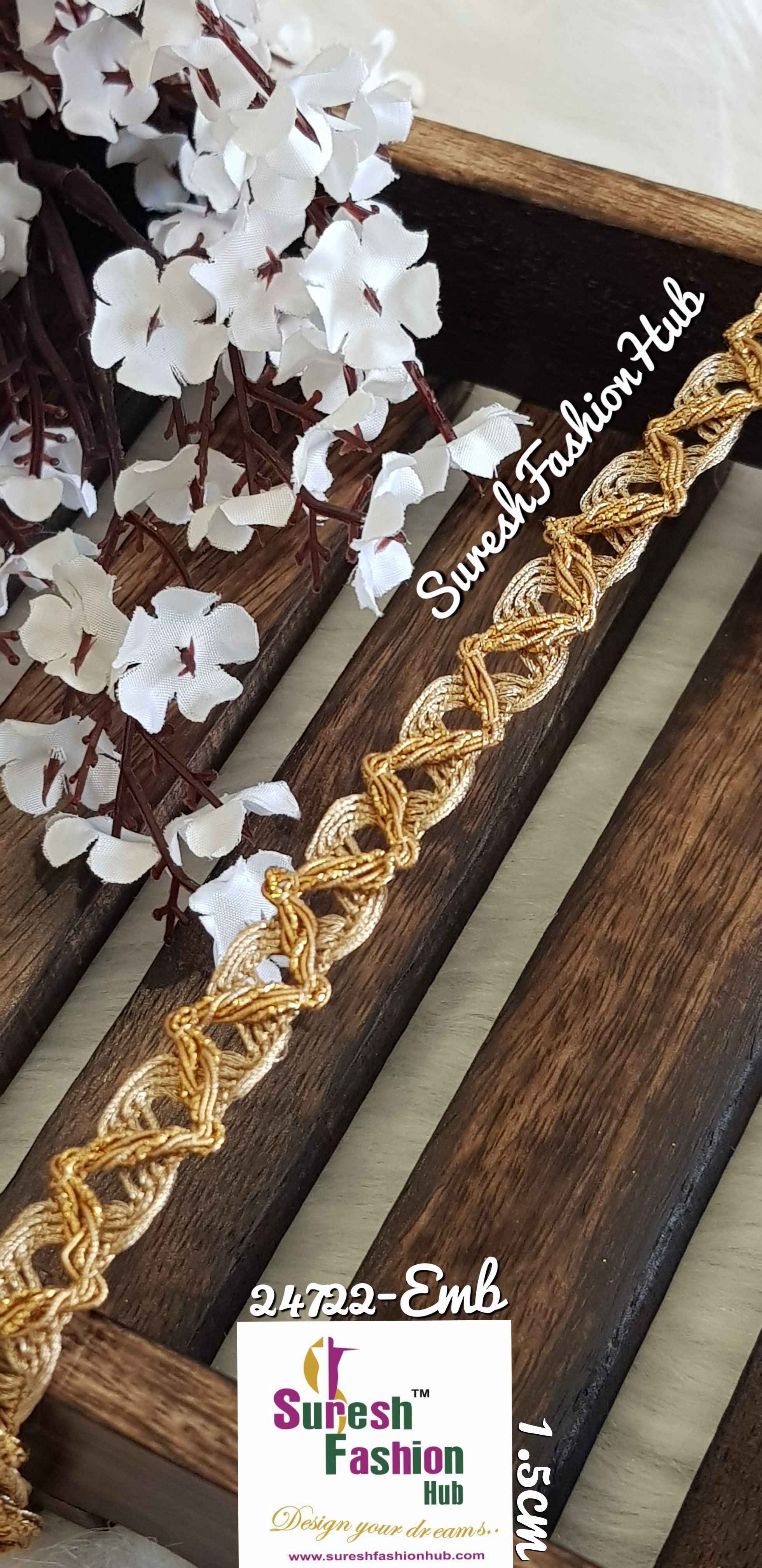 Miniature Embellishment Antique Gold Trim